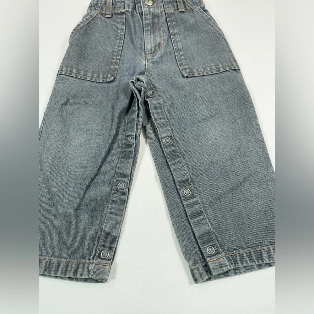 BABY GAP Toddler‎ Boys' Y2K Vintage High Waisted Straight Leg Denim Jeans 2XL